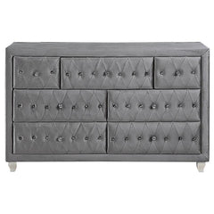 Deanna 5-piece Queen Bedroom Set Grey - 205101Q-S5