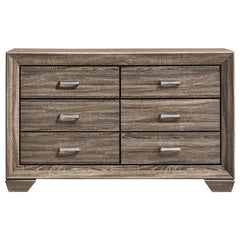 Kauffman 4-piece Queen Bedroom Set Washed Taupe - 204191Q-S4