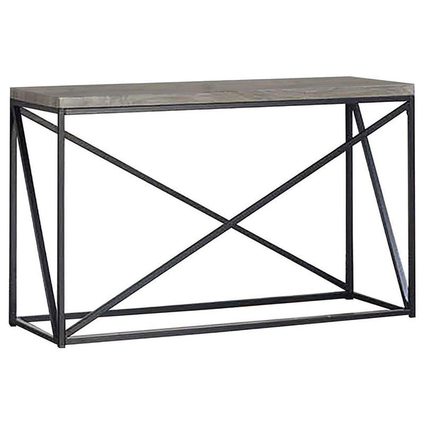 Birdie Rectangular Entryway Console Table Sonoma Grey - 705619