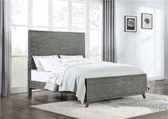 Nathan Wood Eastern King Panel Bed Grey - 224601KE