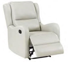 Kelsey Upholstered English Arm Recliner Chair Ivory - 609373