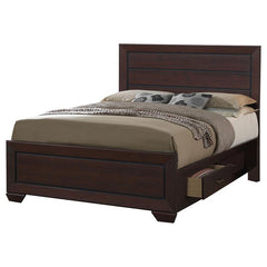 Kauffman 5-piece California King Bedroom Set Dark Cocoa - 204390KW-S5