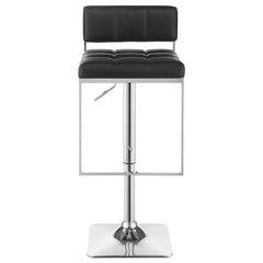 Alameda Adjustable Bar Stool Chrome and Black - 100194