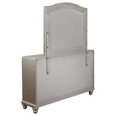 Bling Game 7-drawer Dresser with Mirror Metallic Platinum - 204183M