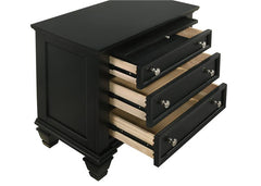 Sandy Beach 5-piece California King Bedroom Set Black - 201321KW-S5