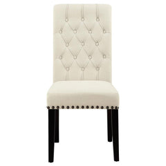 Alana Tufted Back Upholstered Side Chairs Beige (Set of 2) - 190162