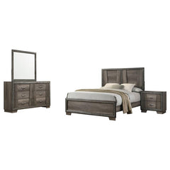 Janine 4-piece Queen Bedroom Set Grey - 223551Q-S4