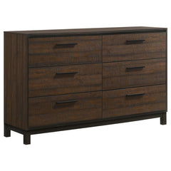 Edmonton 4-piece Queen Bedroom Set Rustic Tobacco - 204351Q-S4