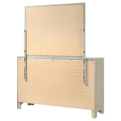 Salford 7-drawer Dresser with Mirror Metallic Sterling - 222723M
