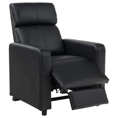 Toohey Upholstered Tufted Recliner Living Room Set Black - 600181-S5B