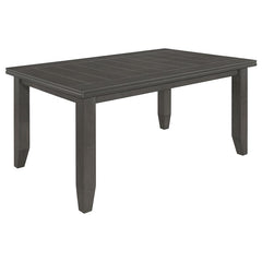 Dalila 6-piece Rectangular Dining Set Grey and Dark Grey - 102721GRY-S6