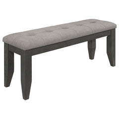 Dalila 6-piece Rectangular Dining Set Grey and Dark Grey - 102721GRY-S6