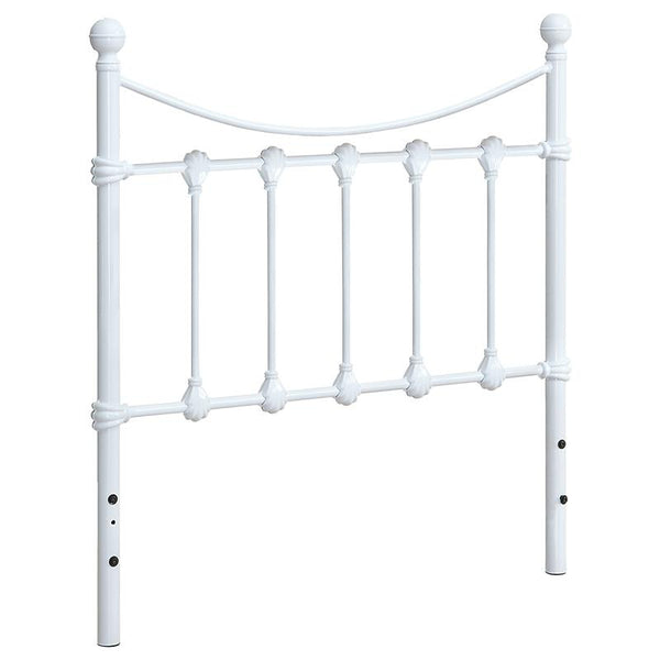 Marie Metal Twin Open Frame Headboard White - 450101T