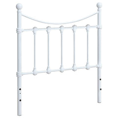 Marie Metal Twin Open Frame Headboard White - 450101T