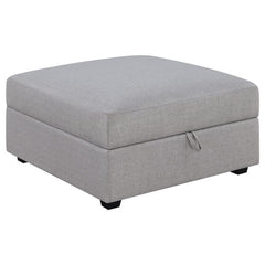Cambria 6-piece Upholstered Modular Sectional Sofa Grey - 551511-SET