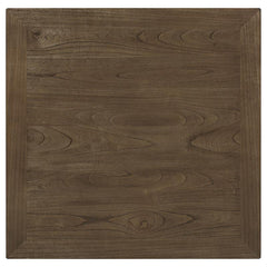 Sarasota Counter Height Table with Shelf Storage Nutmeg and Rustic Cream - 192818