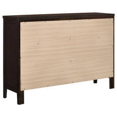 Carlton 5-piece Queen Bedroom Set Cappuccino - 202091Q-S5
