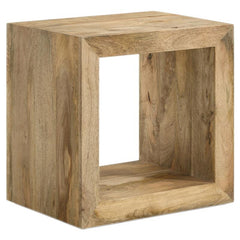 Benton Rectangular Solid Wood End Table Natural - 704837