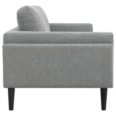 Rilynn 3-piece Upholstered Track Arm Sofa Set Grey - 509524-S3