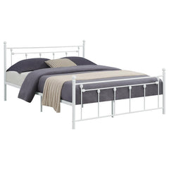 Canon Metal Full Open Frame Bed White - 422736F