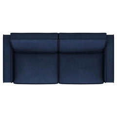 Gretchen Upholstered Convertible Sleeper Sofa Bed Navy Blue - 360240