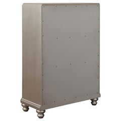 Bling Game 6-drawer Chest Metallic Platinum - 204185