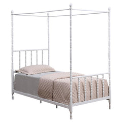 Betony Twin Canopy Bed White - 406055T