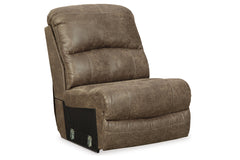 Segburg Armless Chair with Drop Down Table - 3430354