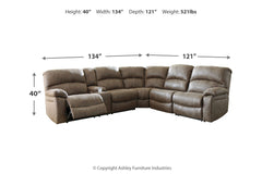 Segburg 4-Piece Power Reclining Sectional - 34303S2