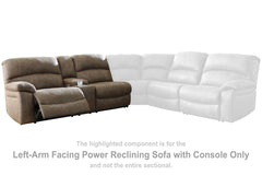 Segburg Left-Arm Facing Power Reclining Sofa with Console - 3430359