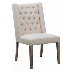 Bexley Rectangular Live Edge Dining Set Natural Honey and Espresso - 110331-S5