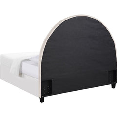 June Upholstered Queen or Full Panel Headboard Ivory - 315926QF