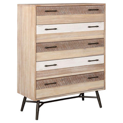 Marlow 5-piece California King Bedroom Set Rough Sawn Multi - 215761KW-S5