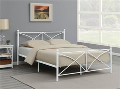 Hart Metal Queen Open Frame Bed White - 422759Q