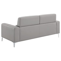 Glenmark 3-piece Upholstered Track Arm Sofa Set Taupe - 509731-S3