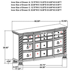 Emmett 4-piece California King Bedroom Set Walnut - 224441KW-S4