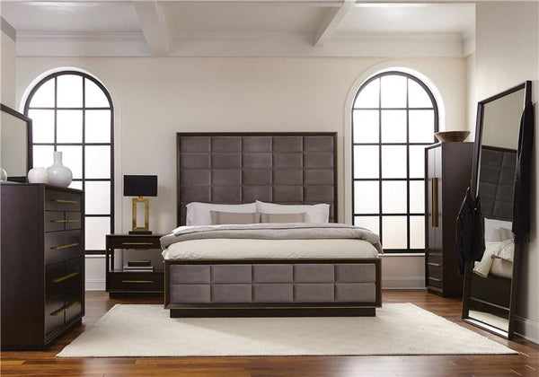 Durango 4-piece Queen Bedroom Set Smoked Peppercorn - 223261Q-S4