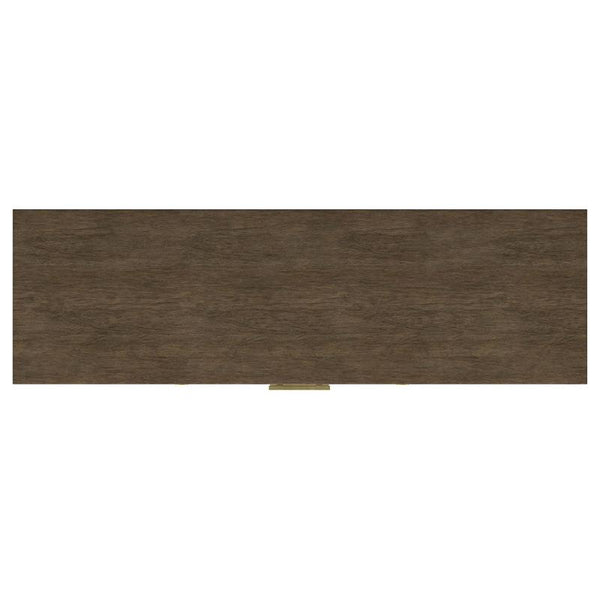 Matisse 4-drawer Dining Sideboard Buffet Cabinet with Rattan Cabinet Doors Brown - 108315