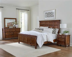 Avenue 4-piece California King Bedroom Set Weathered Brown - 223031KW-S4