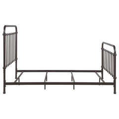 Livingston Metal Eastern King Open Frame Bed Dark Bronze - 300399KE