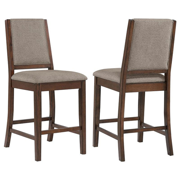 Patterson Upholstered Counter Chair Mango Oak (Set of 2) - 108889
