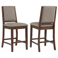 Patterson Upholstered Counter Chair Mango Oak (Set of 2) - 108889