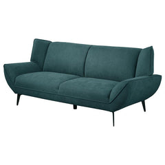 Acton Upholstered Flared Arm Sofa Teal Blue - 511161