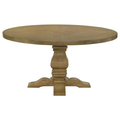 Florence 5-piece Round Dining Set Rustic Smoke and Oatmeal - 180200-S5A