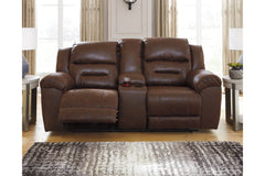 Stoneland Power Reclining Loveseat with Console - 3990496
