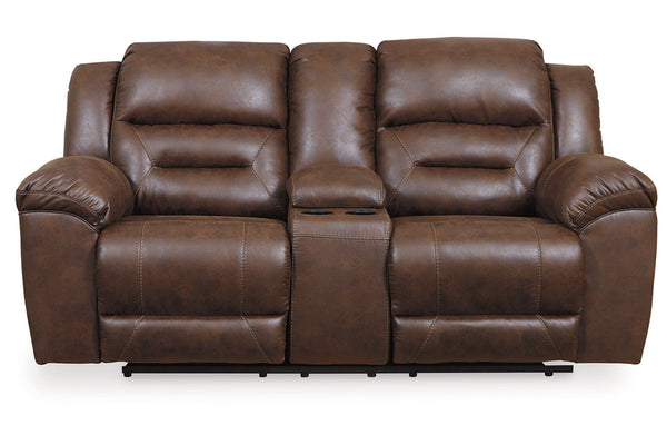 Stoneland Reclining Loveseat with Console - 3990494