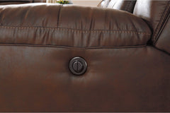 Stoneland Power Reclining Loveseat with Console - 3990496