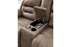 Stoneland Power Reclining Loveseat with Console - 3990596