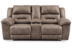 Stoneland Reclining Loveseat with Console - 3990594
