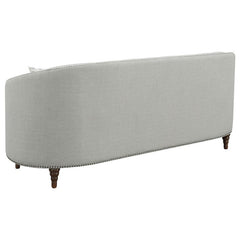 Avonlea 3-piece Upholstered Sloped Arm Sofa Set Grey Fabric - 505641-S3